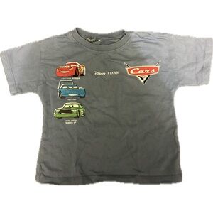 Disney Pixar Cars Lightening McQueen Mater Gray T-Shirt 1-2 year old shirt 2T